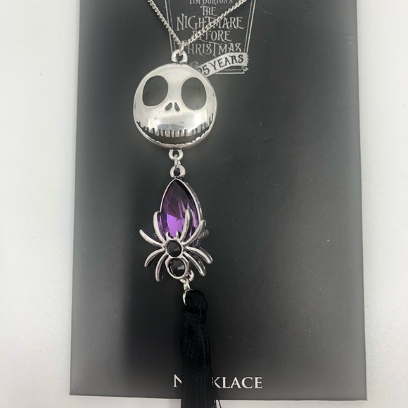 Nightmare Before Christmas Jack Fringe Pendant Necklace - Picture 3 of 5